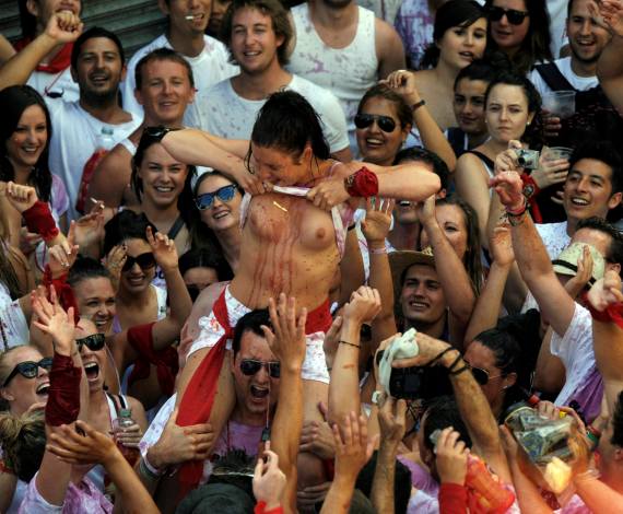 Sanfermines en Pamplona