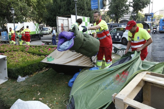 Adiós a la acampada