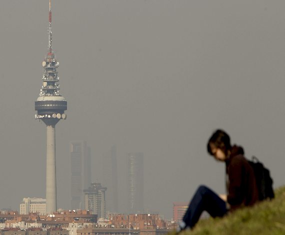 Una nube sobre Madrid