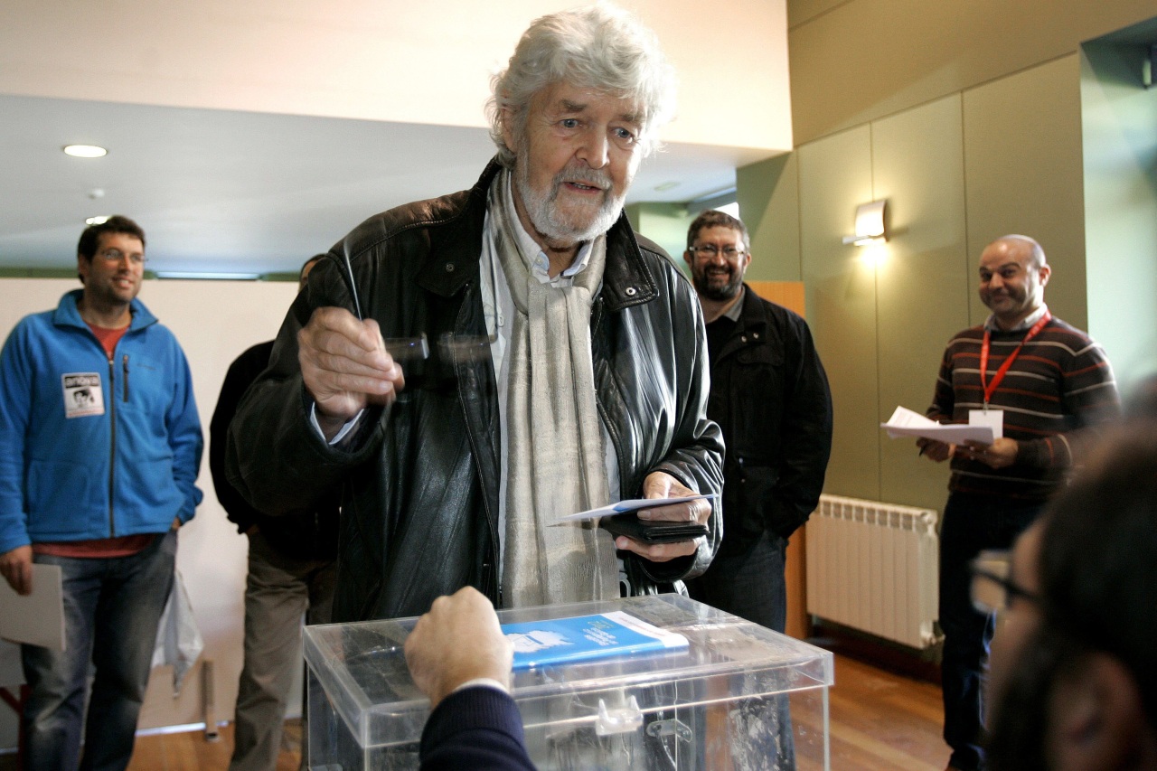 Xosé Manuel Beiras, vota