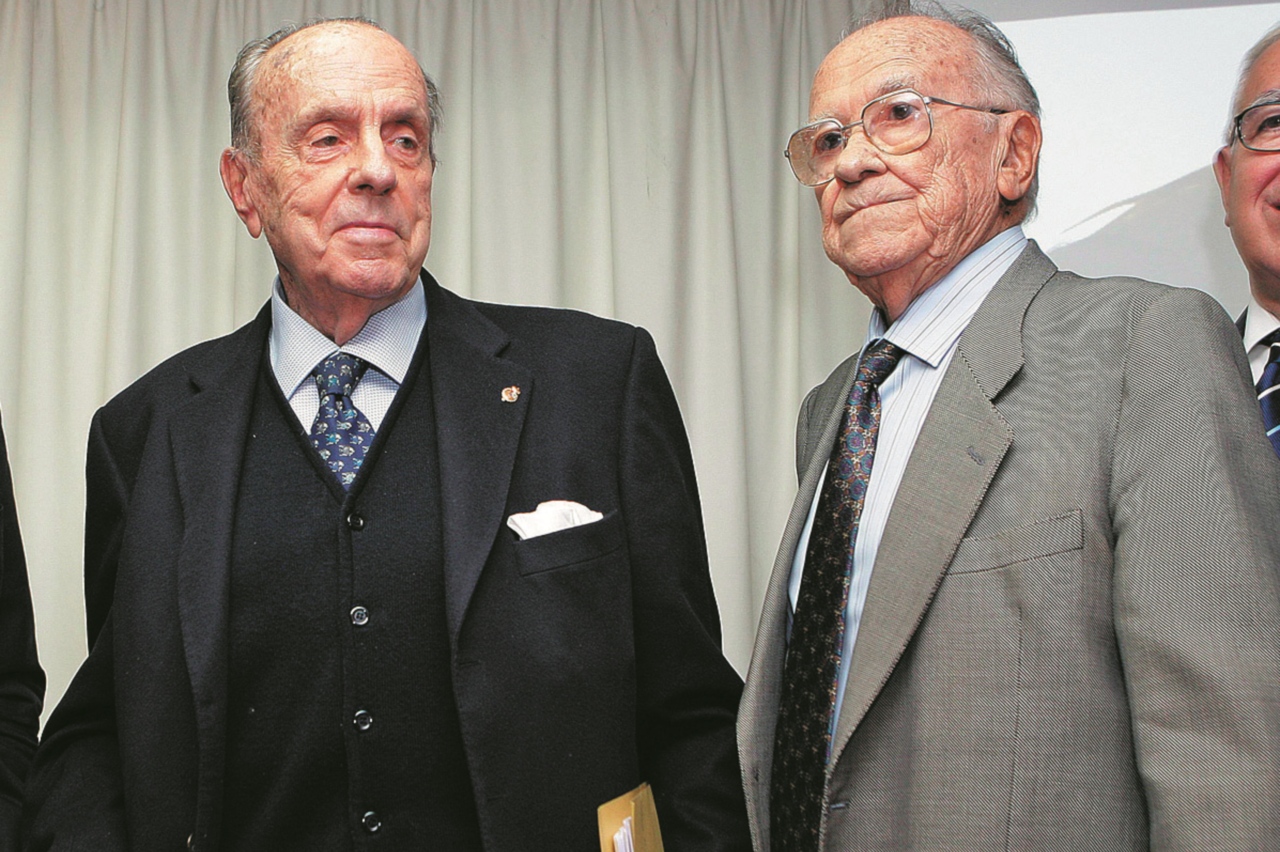 Manuel Fraga y Santiago Carrillo, líderes de la Transición