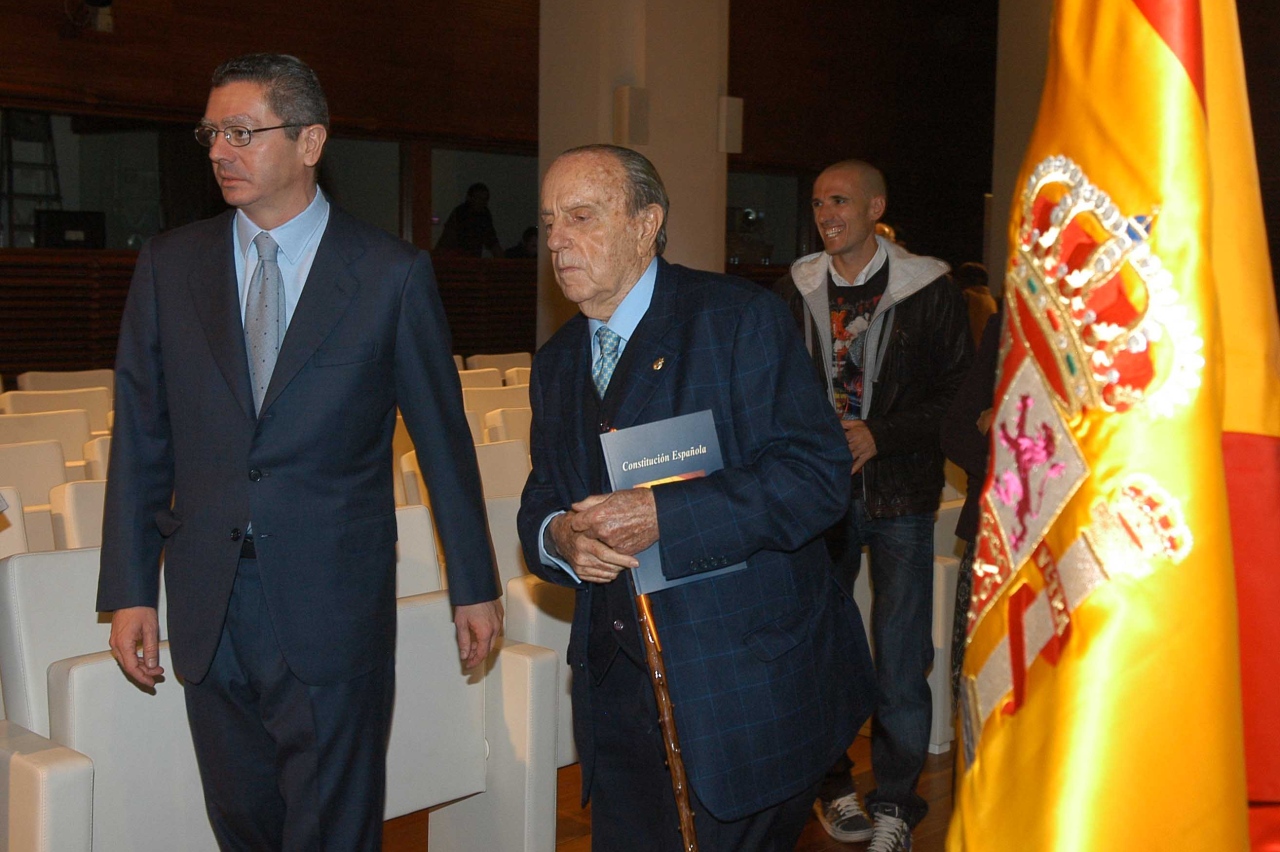 Manuel Fraga y Alberto Ruiz-Gallardón
