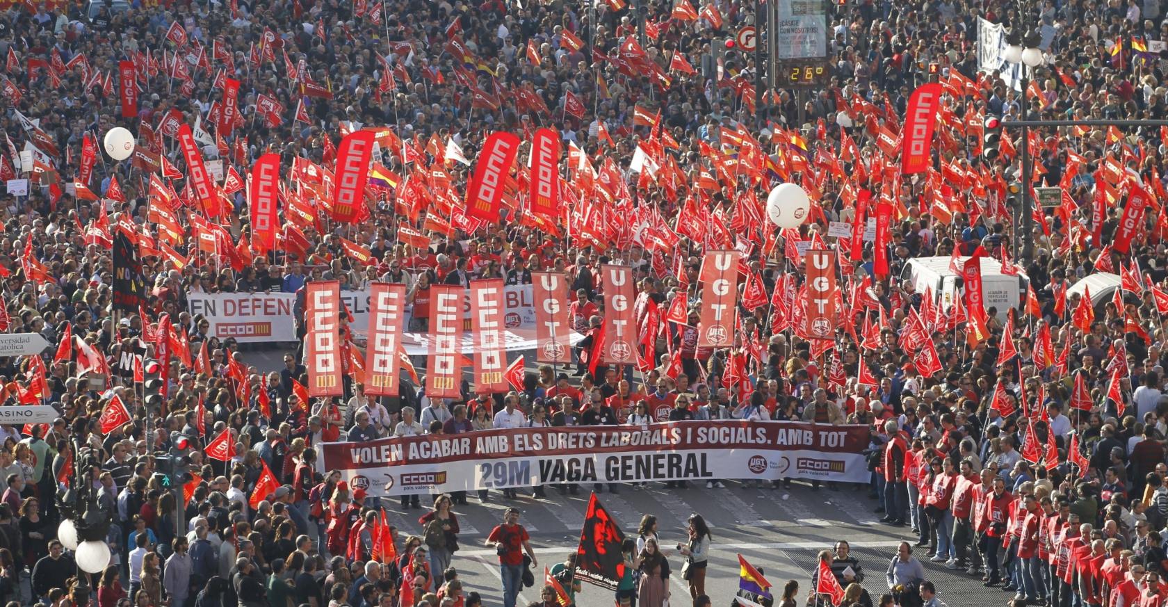 Manifestación en Valencia