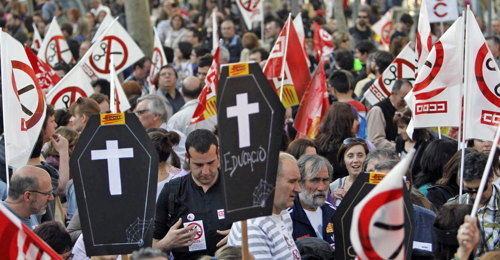 Manifestación en Barcelona