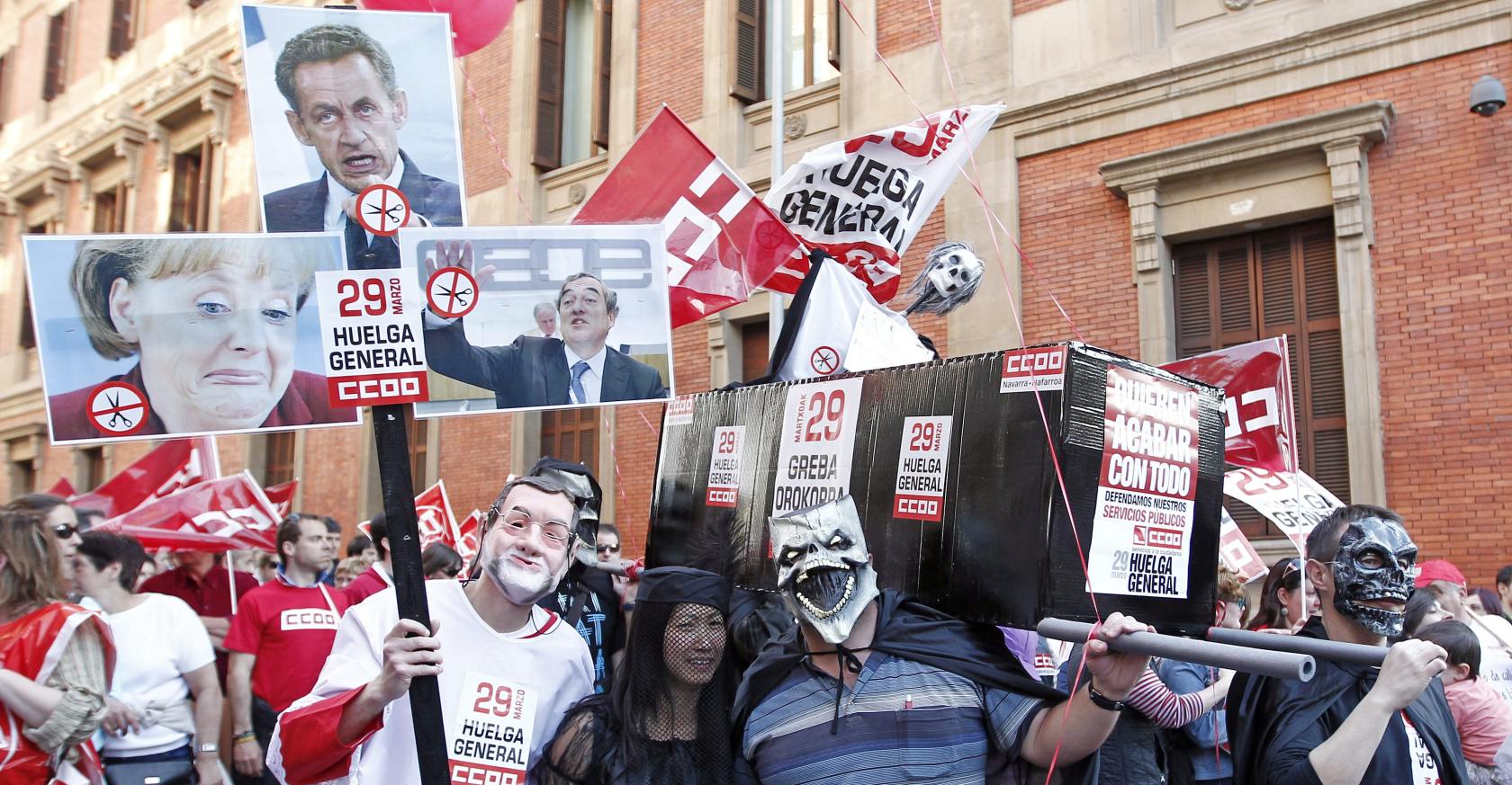 Manifestación en Pamplona