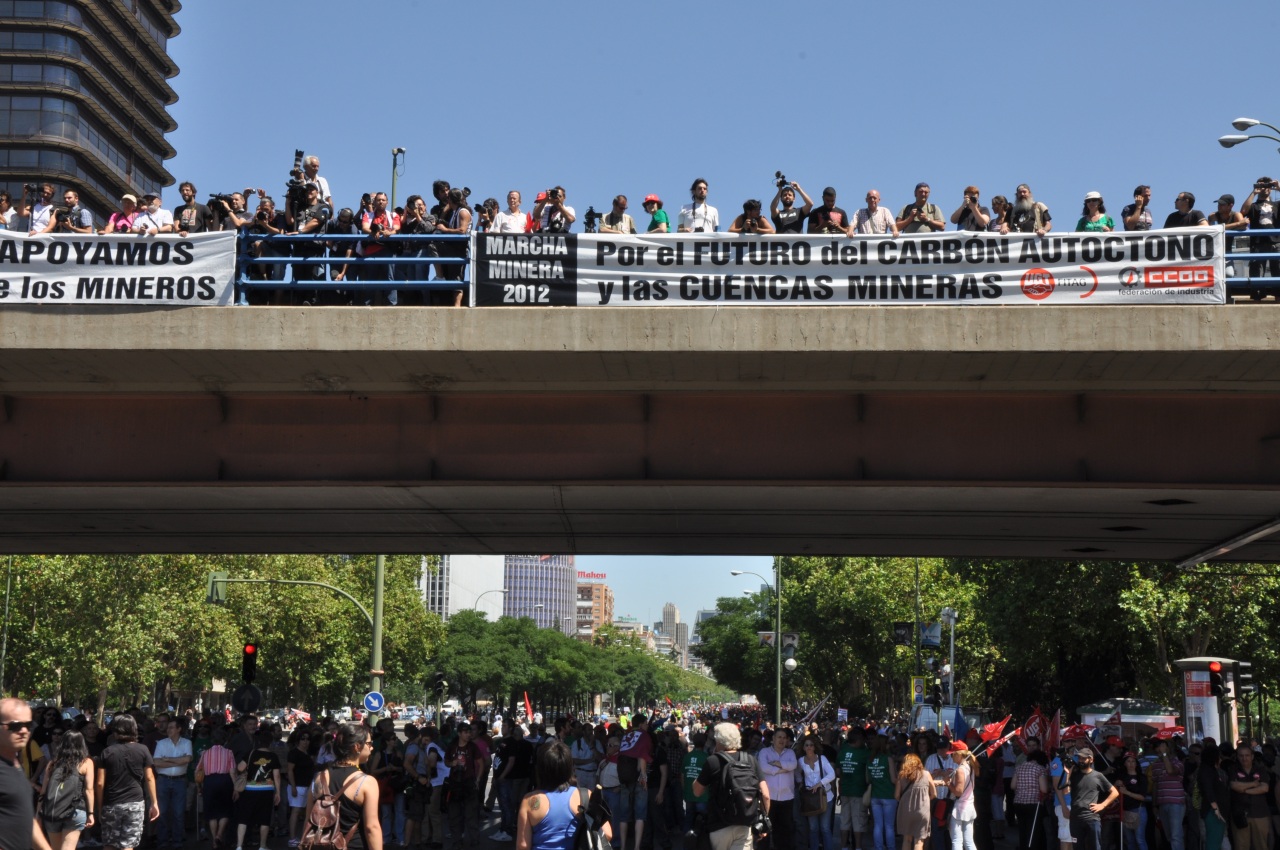 La 'marcha negra' llega a Madrid