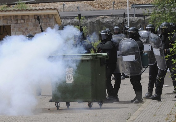 Batalla campal en Ciñera