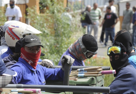 Batalla campal en Ciñera