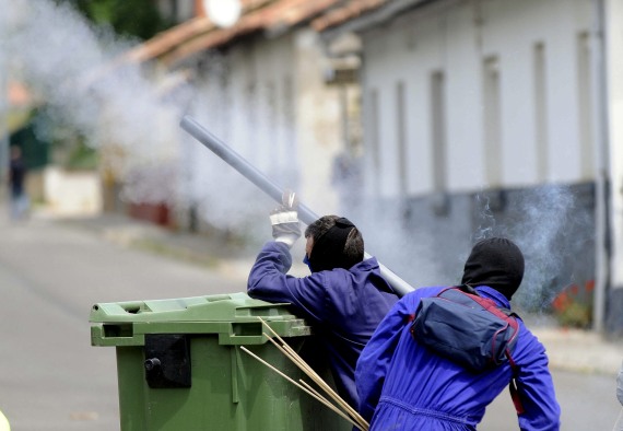 Batalla campal en Ciñera
