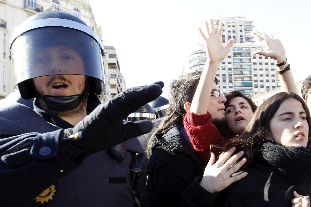Nueva protesta estudiantil en Valencia