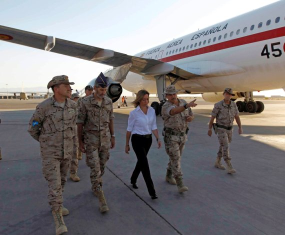 Llegada de Chacón a la base de Herat
