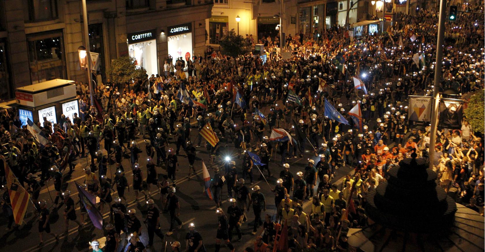 La 'marcha negra' llega a Madrid