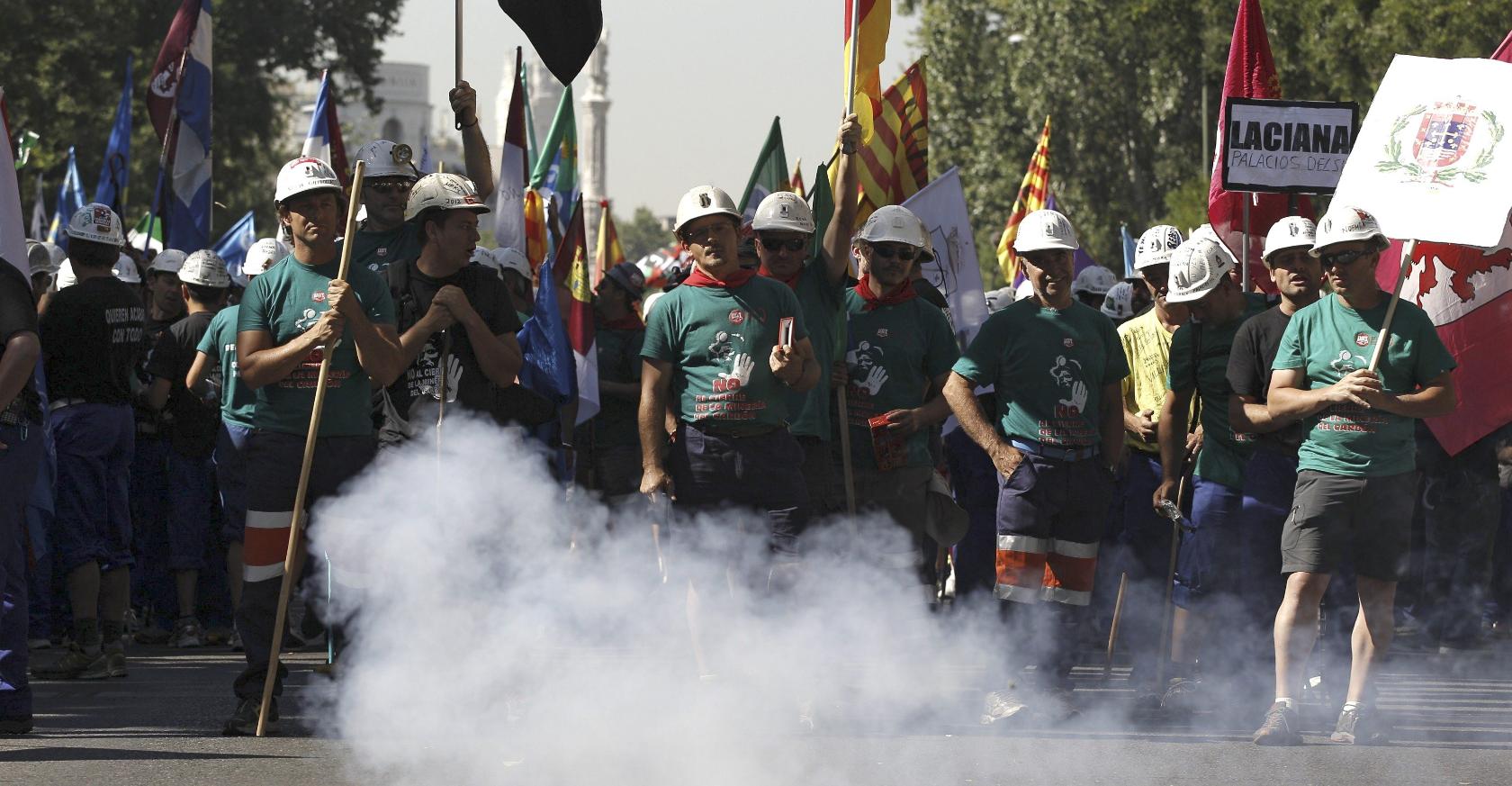 La 'marcha negra' llega a Madrid