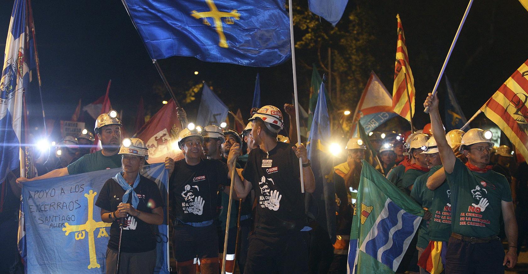 La 'marcha negra' llega a Madrid
