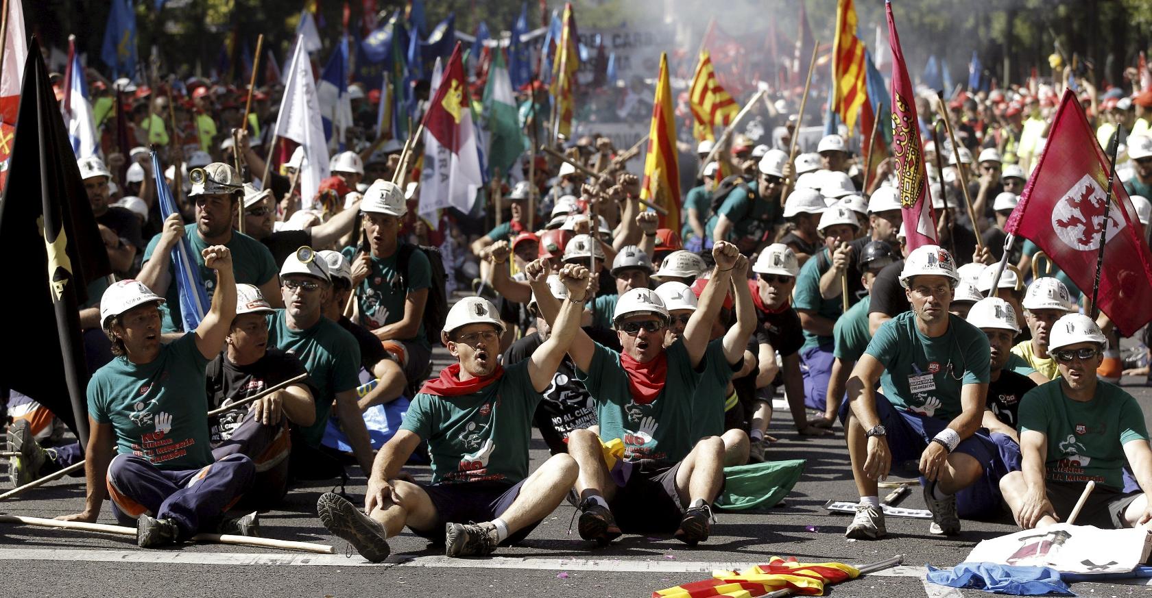 La 'marcha negra' llega a Madrid