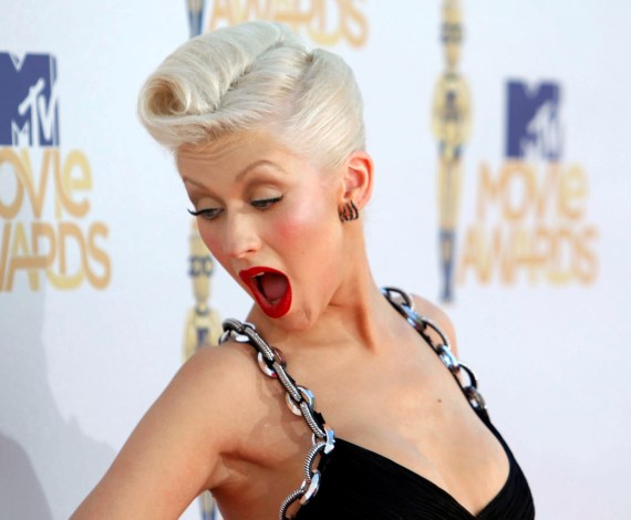 La cantante Christina Aguilera