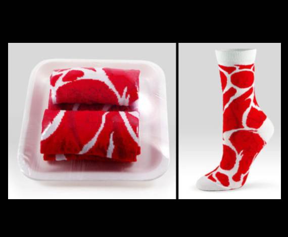 Calcetines 'de carne'