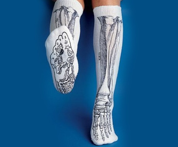 Calcetines 'anatómicamente correctos'