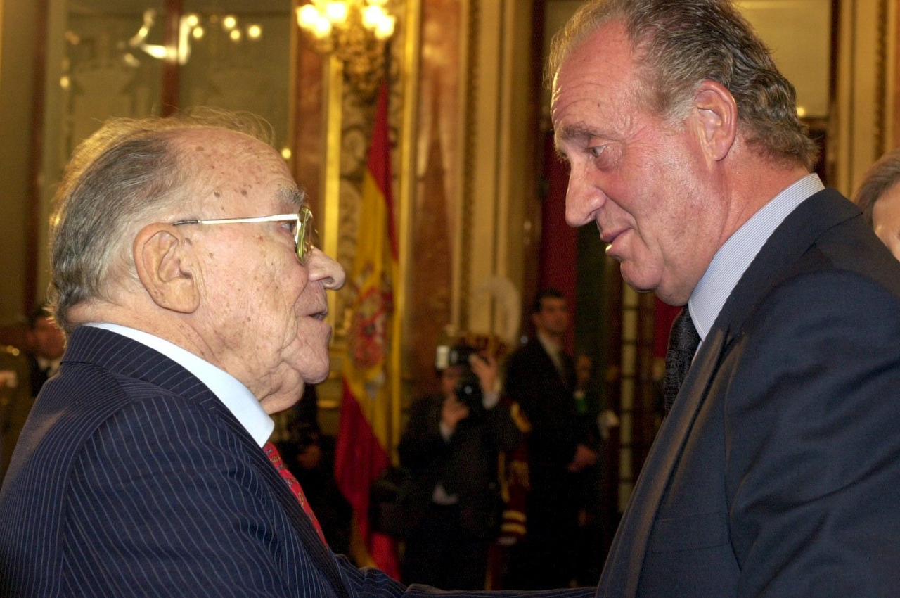 Junto al Rey Juan Carlos I