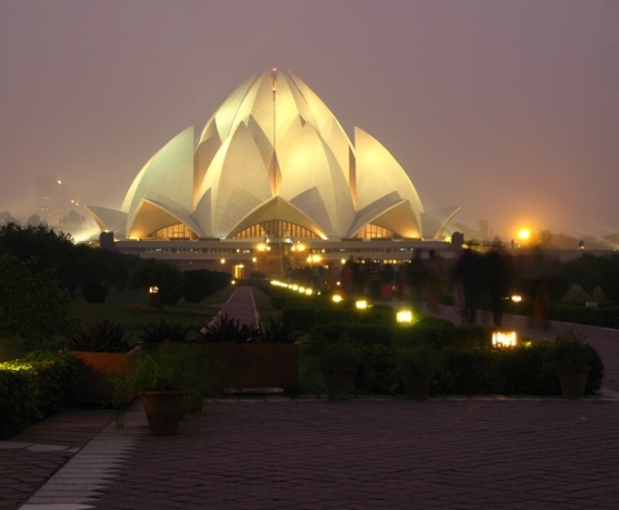 Templo de Loto en Delhi, India