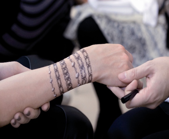 Un tatuaje temporal