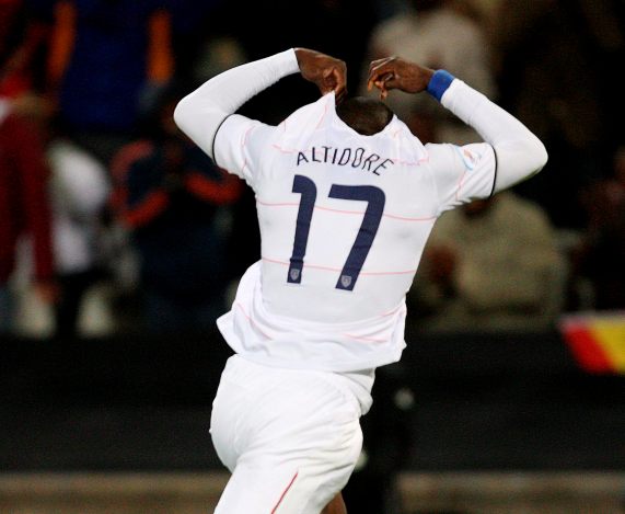 Jozy Altidore celebra su gol
