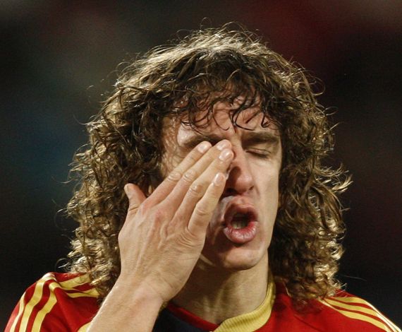 El cabreo de Puyol