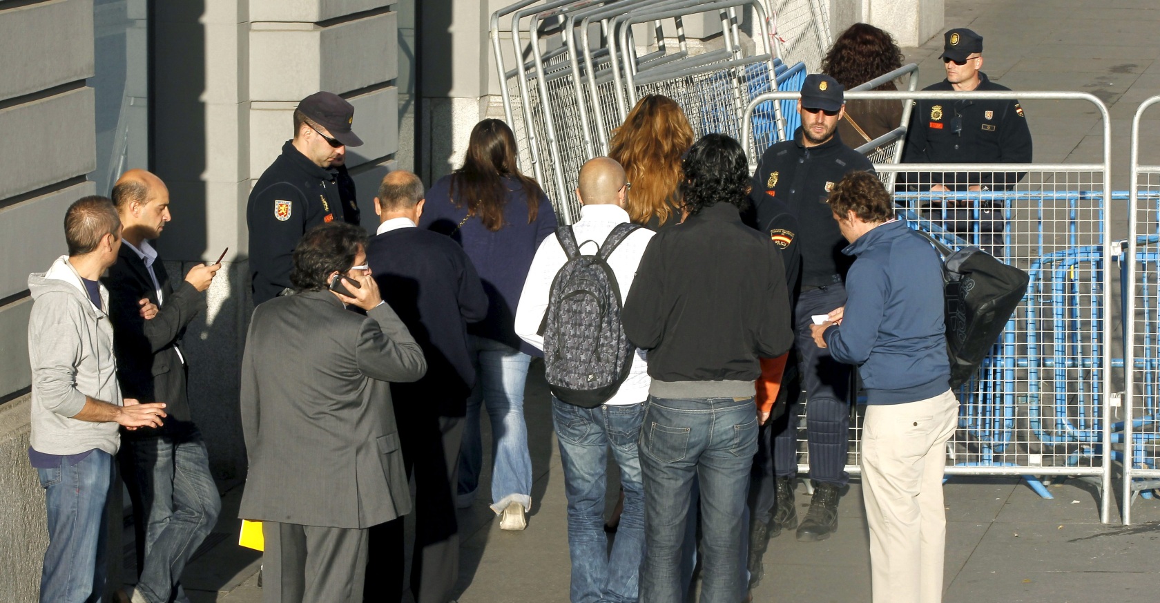 Cortado el acceso al Congreso