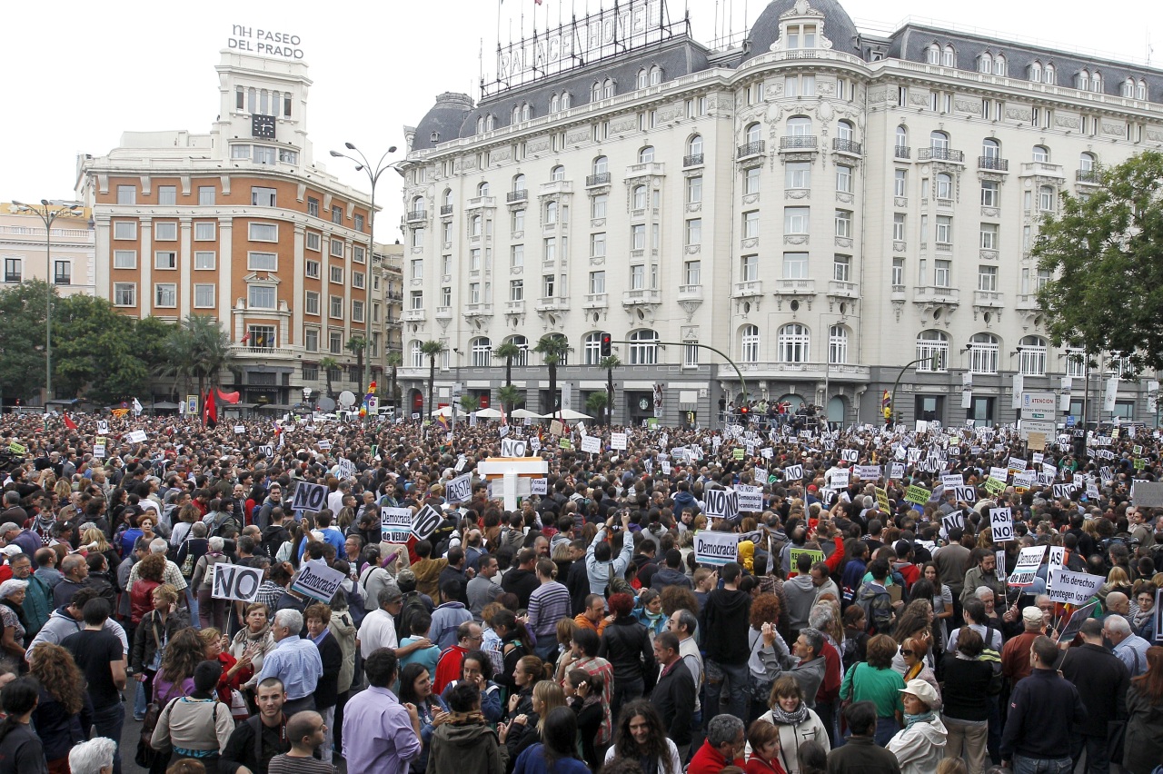 Arrancan las marchas hacia el Congreso
