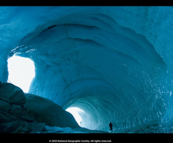 Cueva de hielo, Antártida