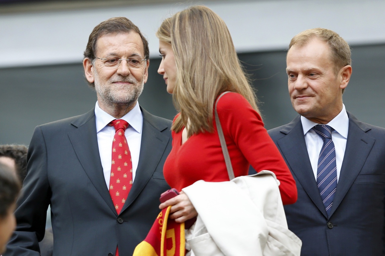 <b>Rajoy saludad Leticia</b>