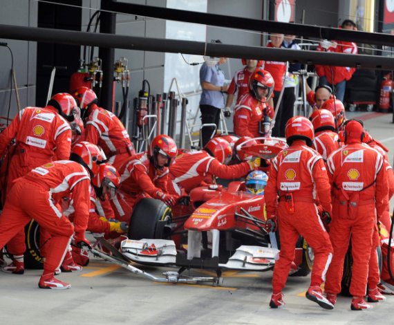 Una de las paradas de Alonso