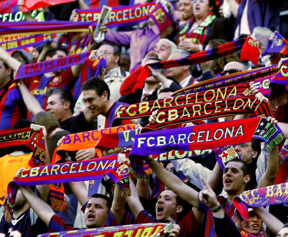 La afición azulgrana