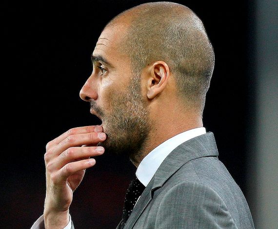 El entrenador del Barça, Pep Guardiola