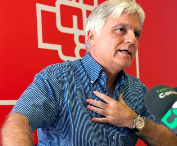 El candidato del PSC a la Presidencia de Canarias