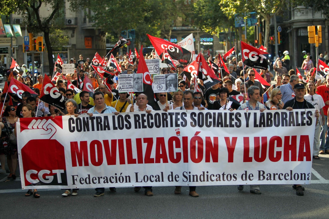 Manifestación en Barcelona