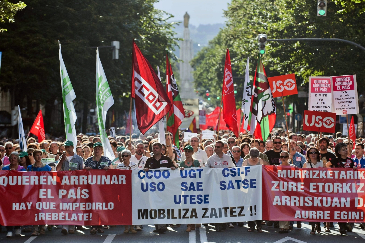 Manifestación en Bilbao