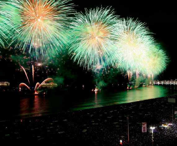 Brasil, estrena el año junto al mar