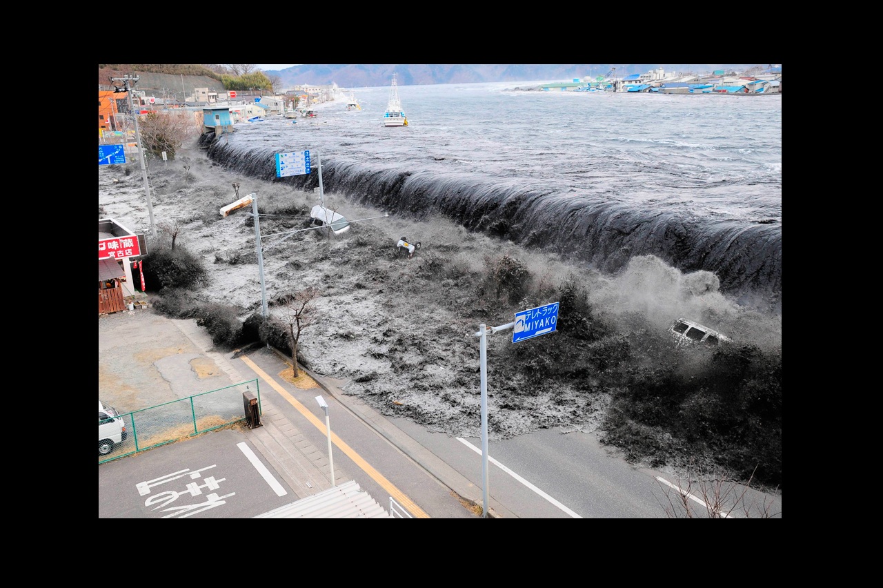 Terremoto con tsunami en Japón