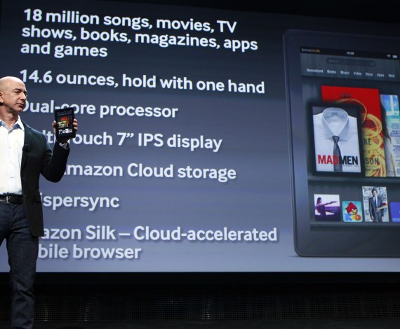 Amazon presenta al rival del iPad