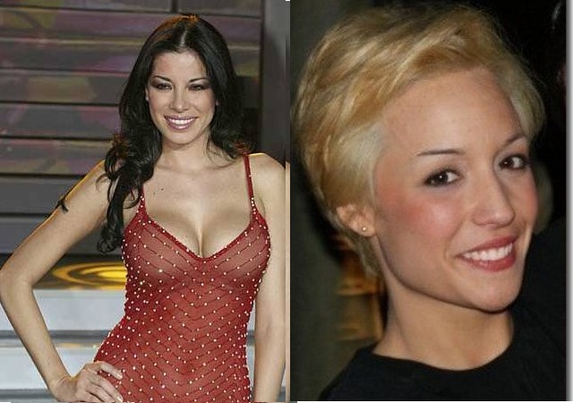 Aida Yespica (Özil) y Anna Ortiz (Iniesta)