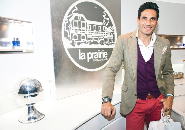 Inauguración del espacio La Prairie en el Corte Inglés de Castellana
