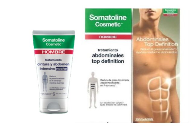 Tratamiento Abdominales Top Definition y Tratamiento Hombre Cintura y Noche de Somatiline Cosmetic
