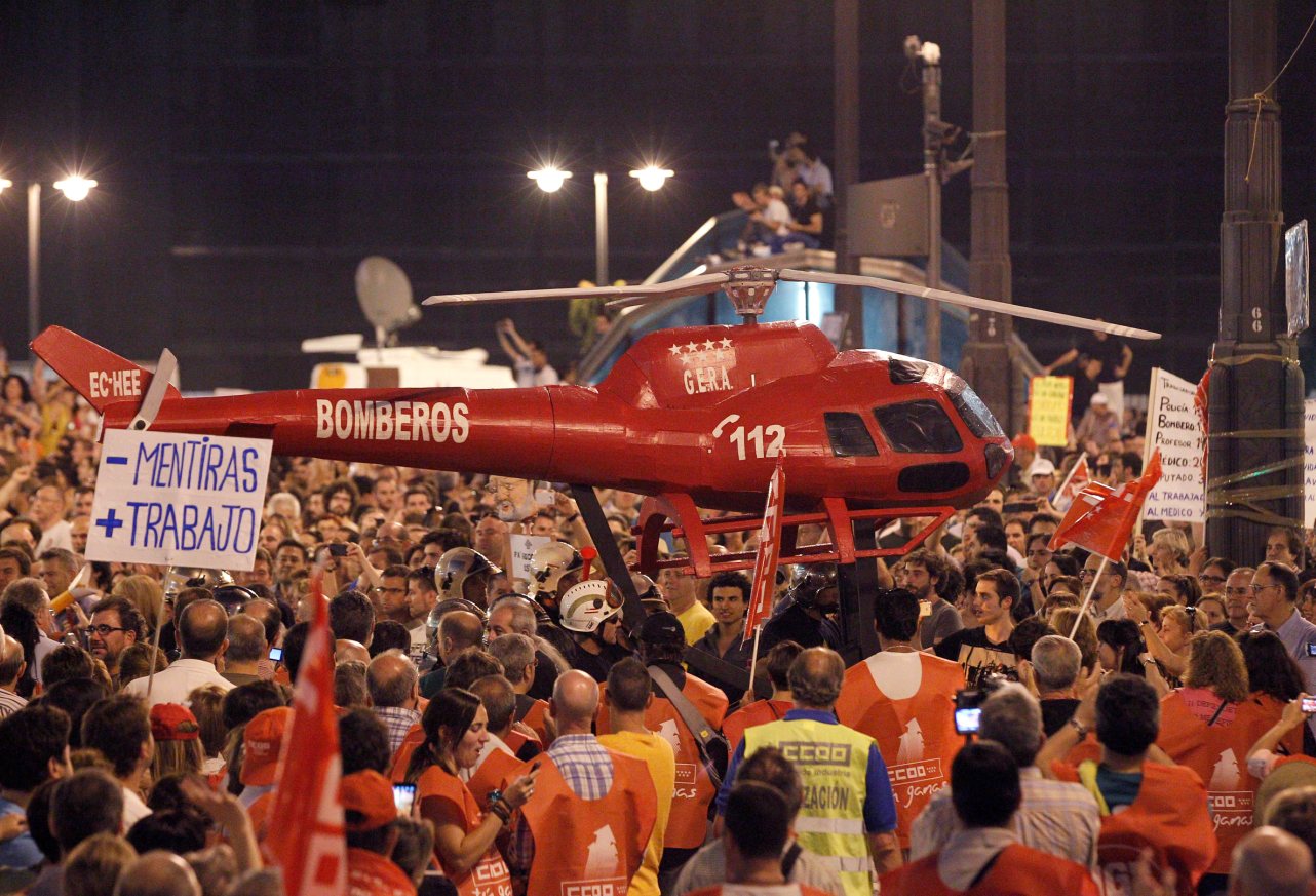 Protestas por los recortes