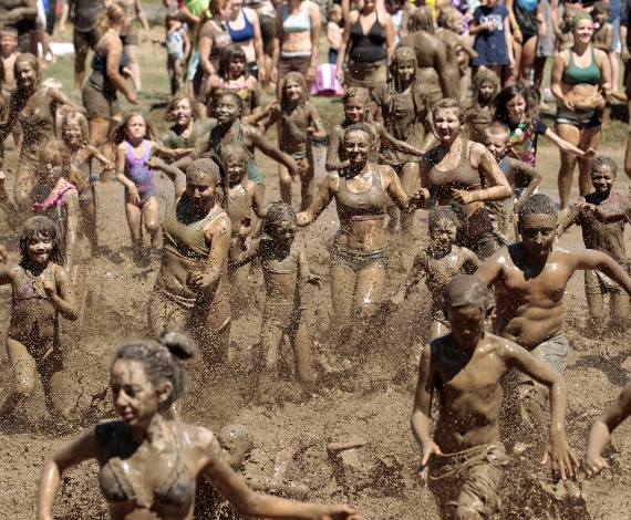Día del barro en EEUU